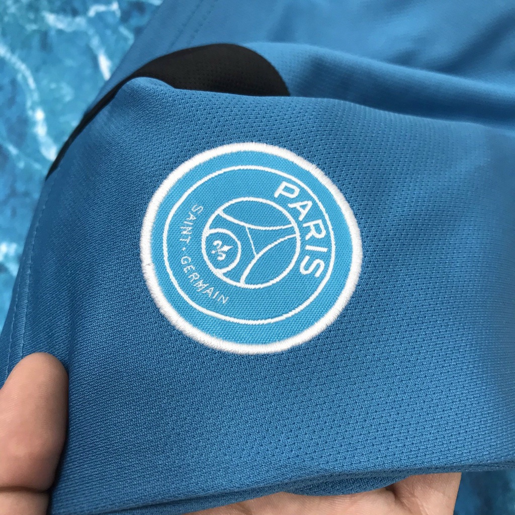 Áo Đá Banh PSG Xanh Đại Dương Chất Liệu Vải Thái Cao Cấp Được PP Bởi MR11 SPORT