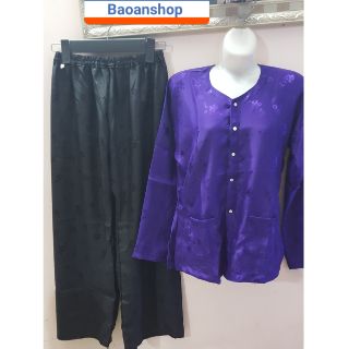 Bộ quần áo gấm tặng mẹ tặng bà