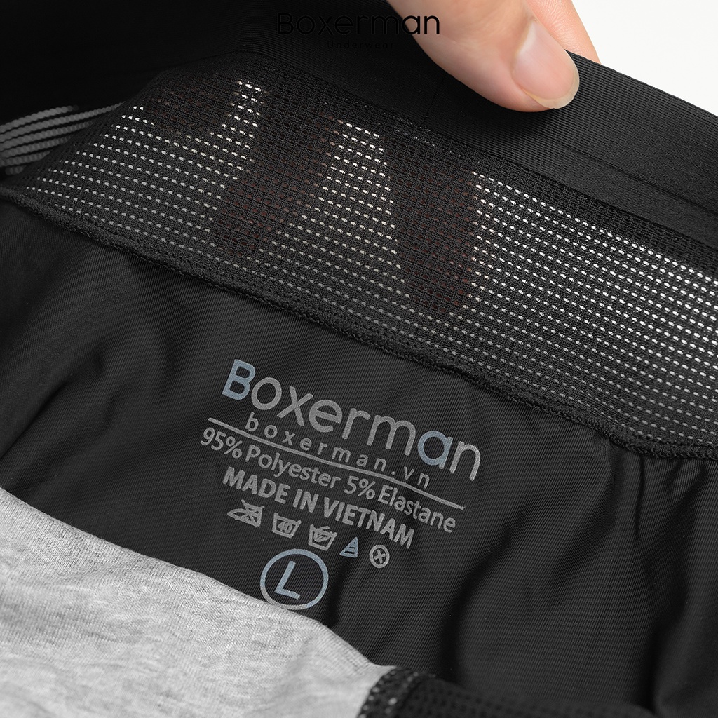 Quần boxer nam PRO MESH/Black cao cấp BOXERMAN