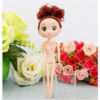 Đồ trang trí bánh kem Búp bê (tóc nâu)