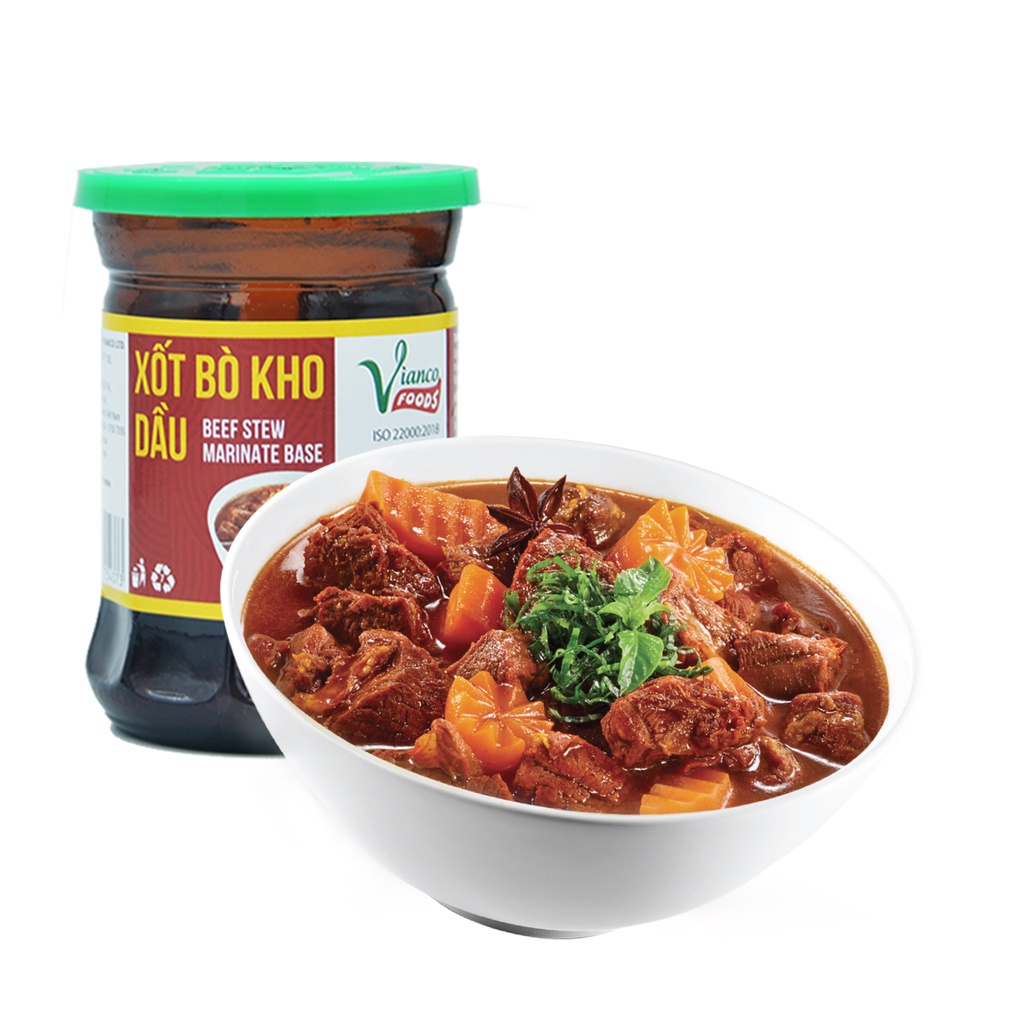 Gia Vị Chuẩn Xốt Bò Kho Dầu Vianco Foods - Việt Ấn  ly 50gr Tiện Lợi Dễ Sử Dụng