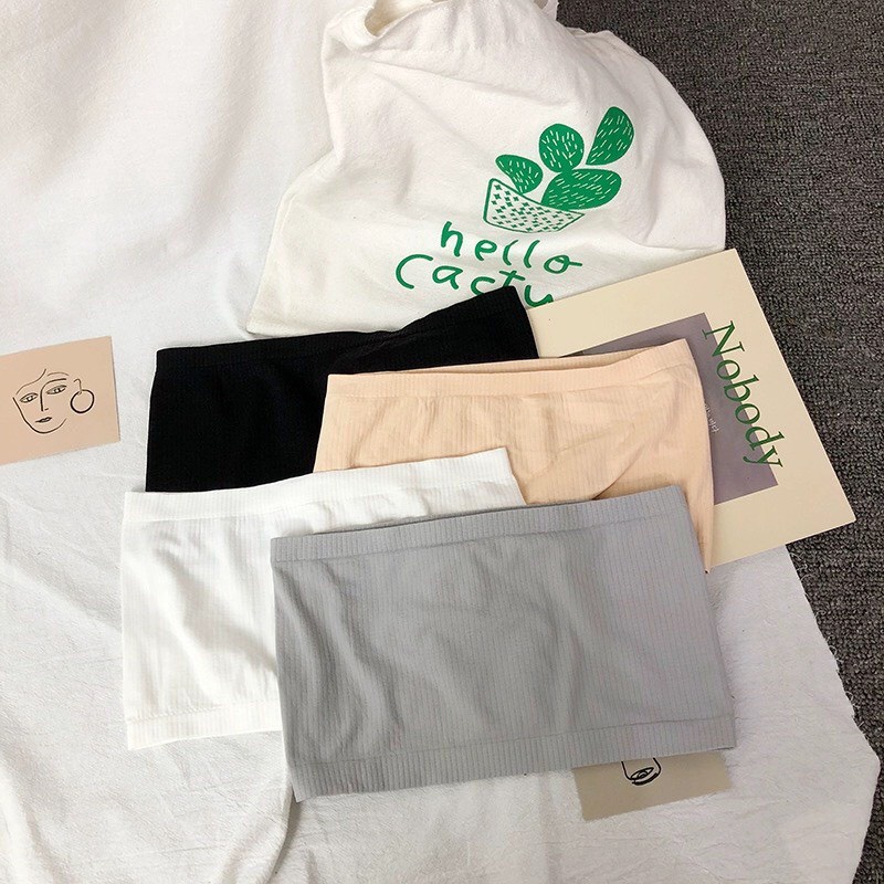 Áo Bra Ống Cotton Dày Dặn Co Giãn Thoải Mái, Áo Lót Nữ Học Sinh Hieu Store24h - 0123