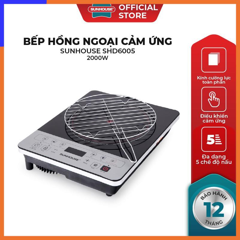 Bếp hồng ngoại cảm ứng Sunhouse SHD6005