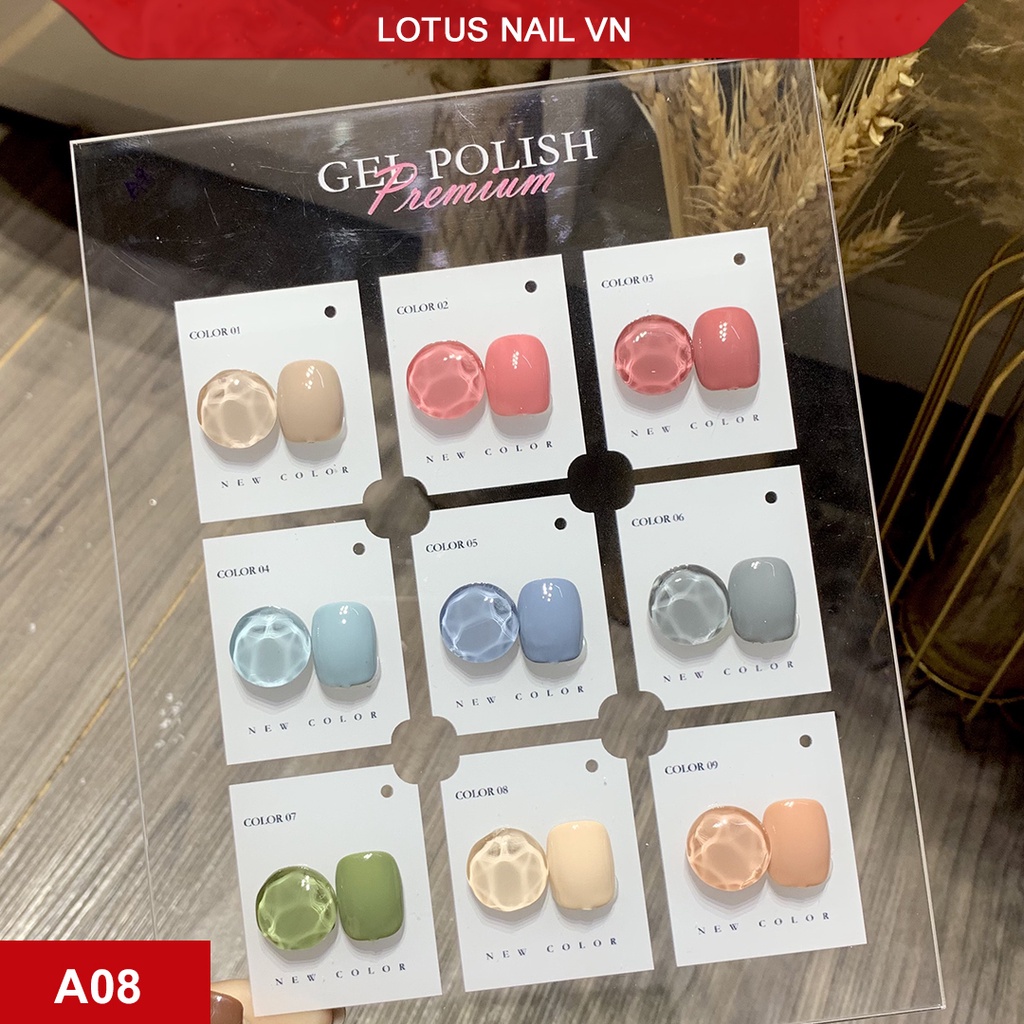 Set sơn gel Vendeeni 9 màu cao cấp - made in Japan chai 15ml tặng kèm bảng màu