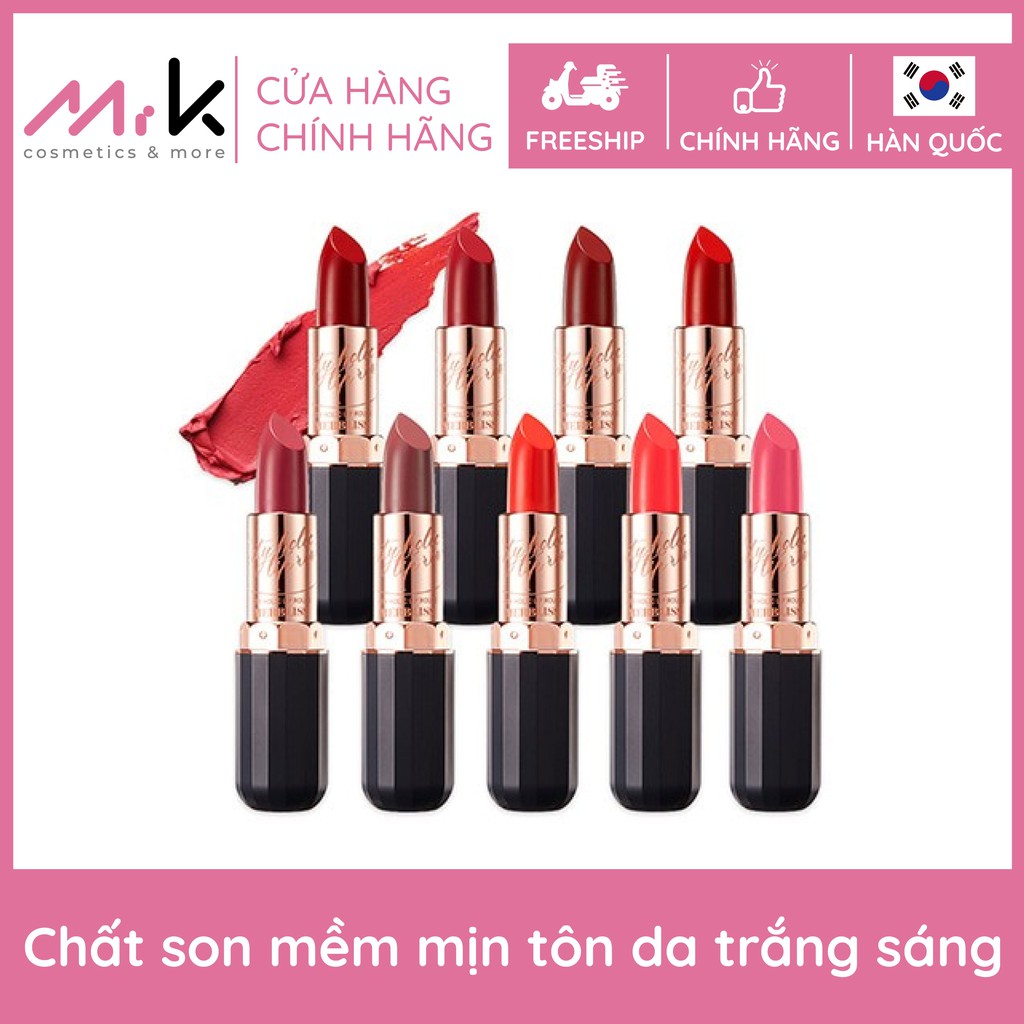 Son lì Merbliss City Holic Spring chính hãng Hàn Quốc, chất son mềm mịn, giúp môi căng mọng tự nhiên
