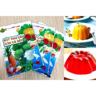 Bột rau câu con cá dẻo 12 gói