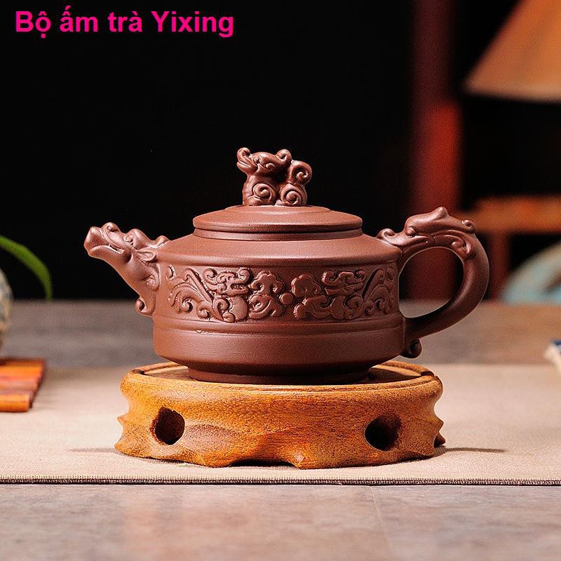 Một loạt các ấm trà nhỏ màu tím tùy chọn, lọc sét đỏ, bộ truyền trà, tiết kiệm gia đình, phát hiện rò rỉ trà.