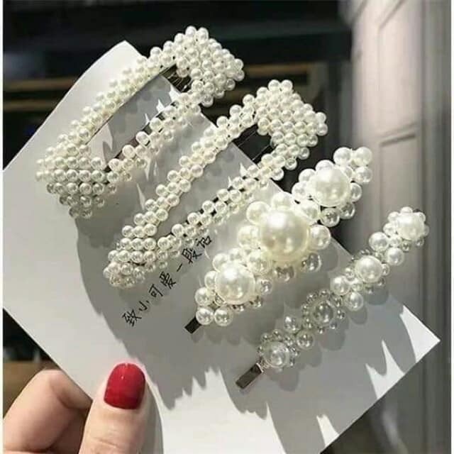 Set 4 kẹp tóc Hàn Quốc