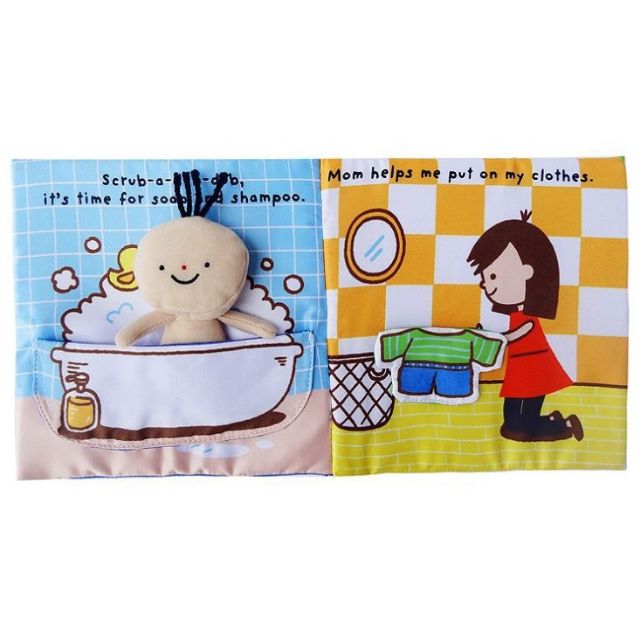 Sách Vải Kỹ Năng It's Bath Time Của JJOVCE SV35