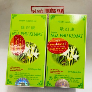 (6 tặng 1 bằng tem tích điểm) NGA PHỤ KHANG Hộp 60v
