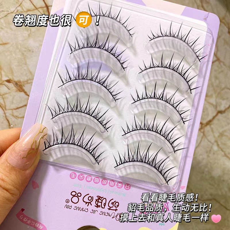 Bộ 5 Cặp Lông Mi Giả 3D Tự Nhiên