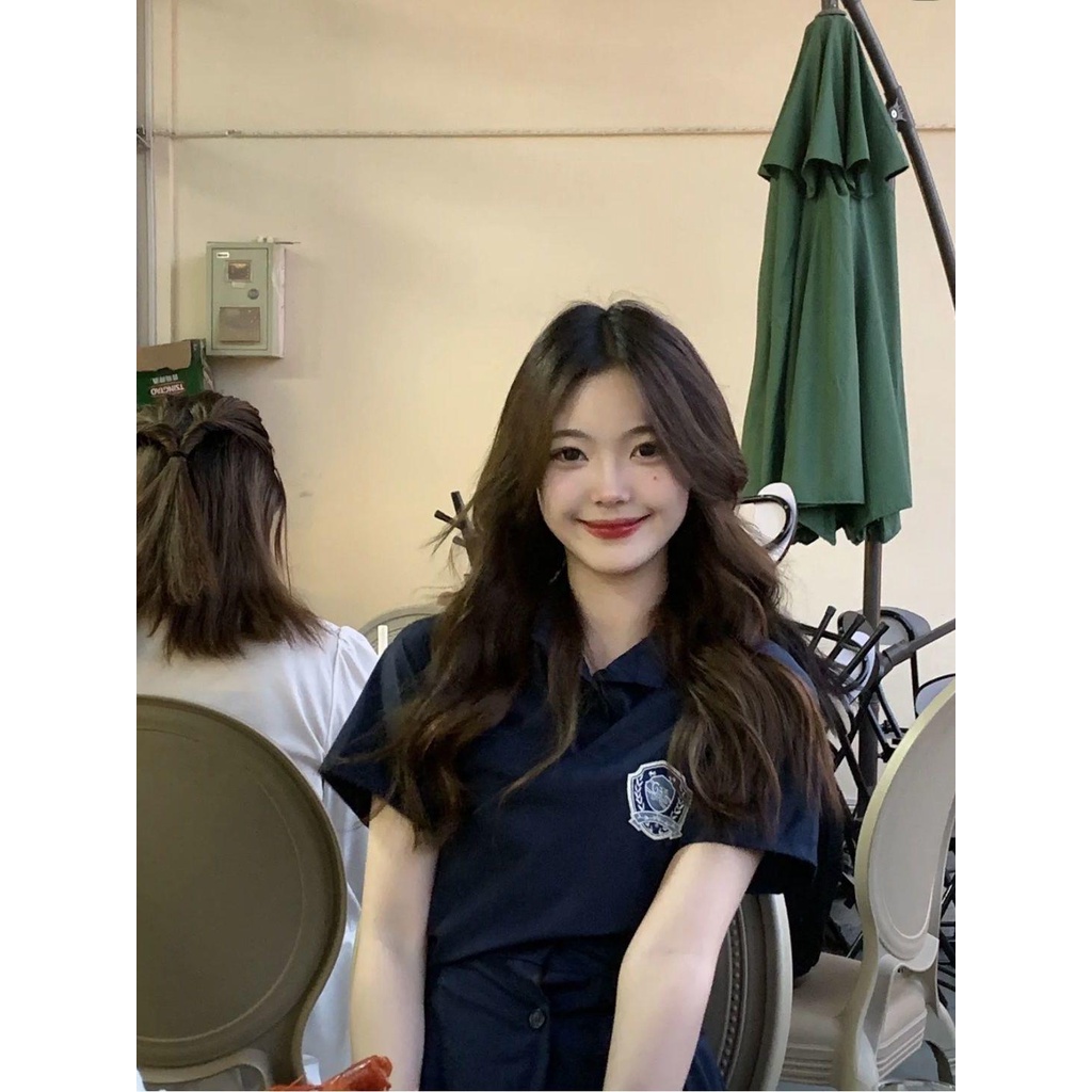 Đầm Thắt Nơ Phong Cách Preppy Dành Cho Nữ 22S