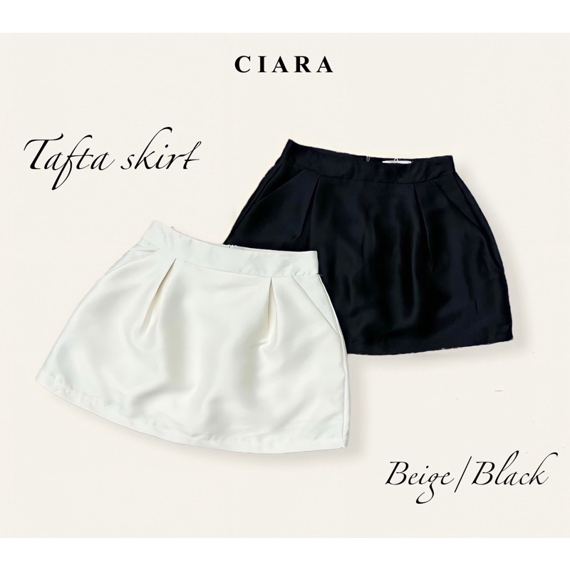 Chân váy tafta trơn