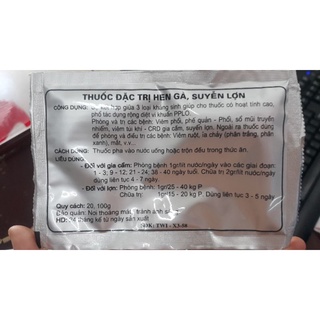 Đặc trị hen gà, khẹc vịt, CRD ở gà, vịt (gói 20g)