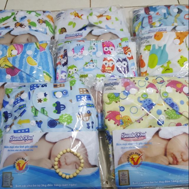Bỉm vải bambimio size 3-16kg