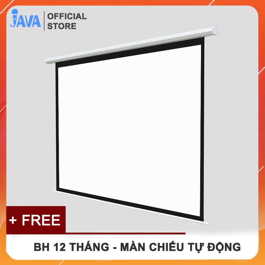 [Loại xịn bảo hành 12 tháng] MÀN CHIẾU ĐIỆN TỰ ĐỘNG 100 INCH - Có điều khiển từ xa - Vận hành trơn tru êm ái