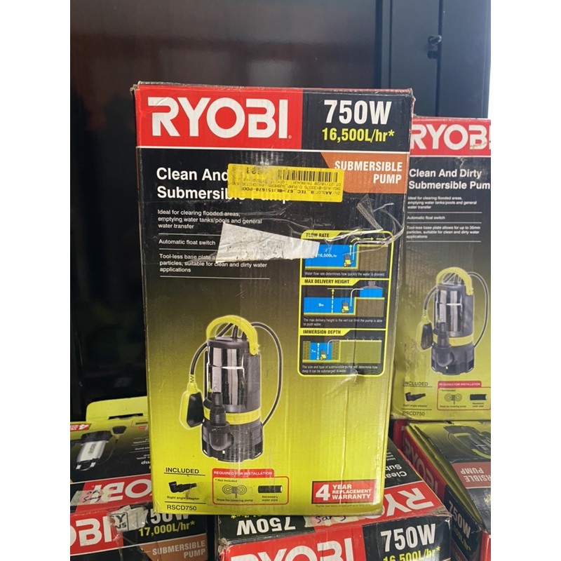 Máy Bơm Chìm Ryobi RSCD750