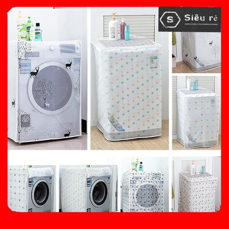 Trùm Máy Giặt SSR Vải Dù Cao Cấp (9-12KG) - Cửa Ngang Và Cửa Trên (PD6485)