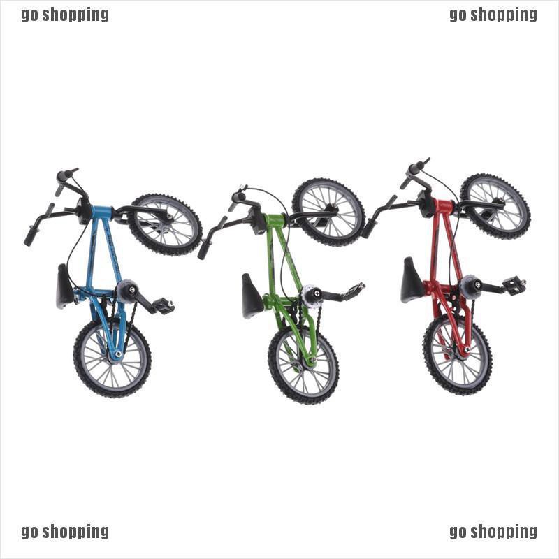 {go shopping}Mini Finger Mountain BikesToys Alloy Bicycle Creative Game Gift for Children