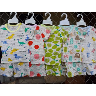 Set 5 bộ cộc cotton cao cấp noubaby
