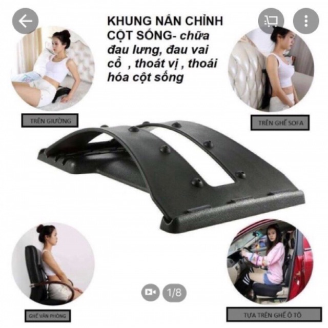 Khung nắn, chỉnh hình cột sống hỗ trợ điều trị bệnh thoát vị đĩa đệm, thoái hoá và gù vẹo cột sống