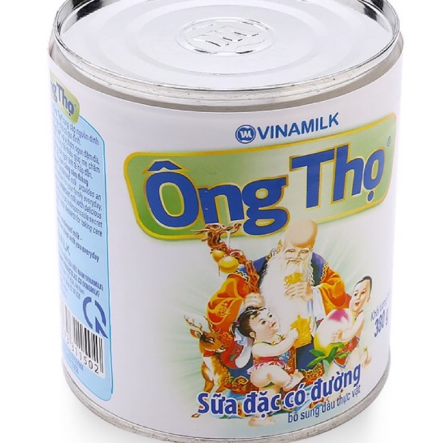 [ Lon 380g không giật nắp ] Sữa đặc Ông Thọ Vinamik