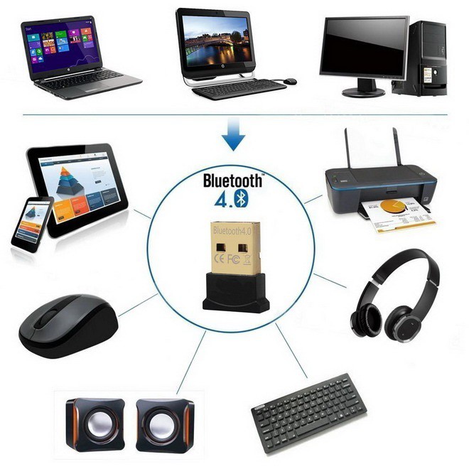 USB Bluetooth 4.0 CSR - bổ sung bluetooth cho máy tính