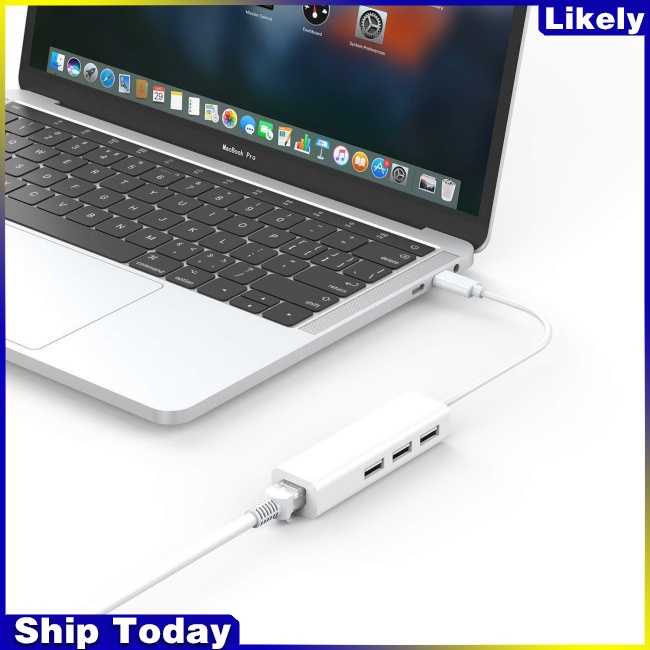 Hub Chuyển Đổi Usb Type-c Sang RJ45 100m Thẻ