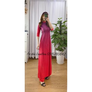 Áo dài loang omber (ảnh thật)