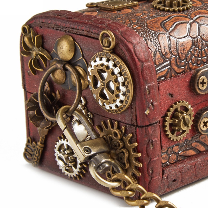 Túi Đeo Chéo Phong Cách Steampunk Gothic Cho Nữ