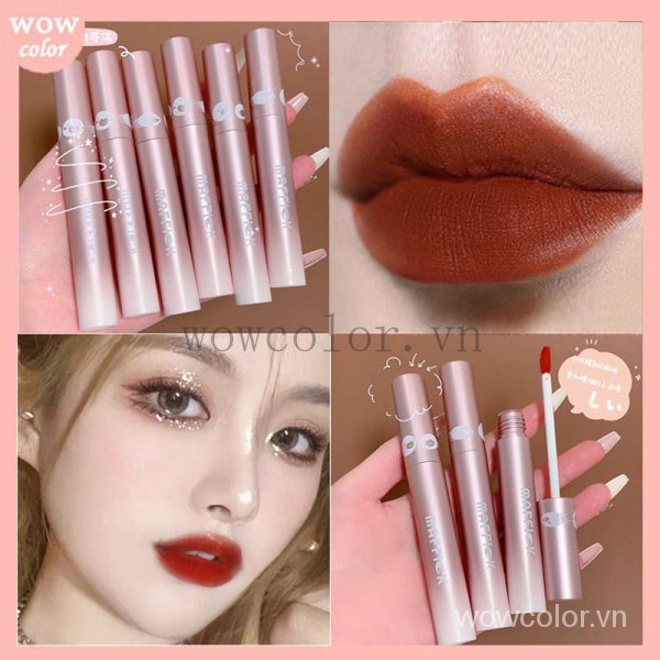[Hàng mới về] Son môi Maffick dạng lỏng lâu trôi chống thấm nước với 6 màu tùy chọn