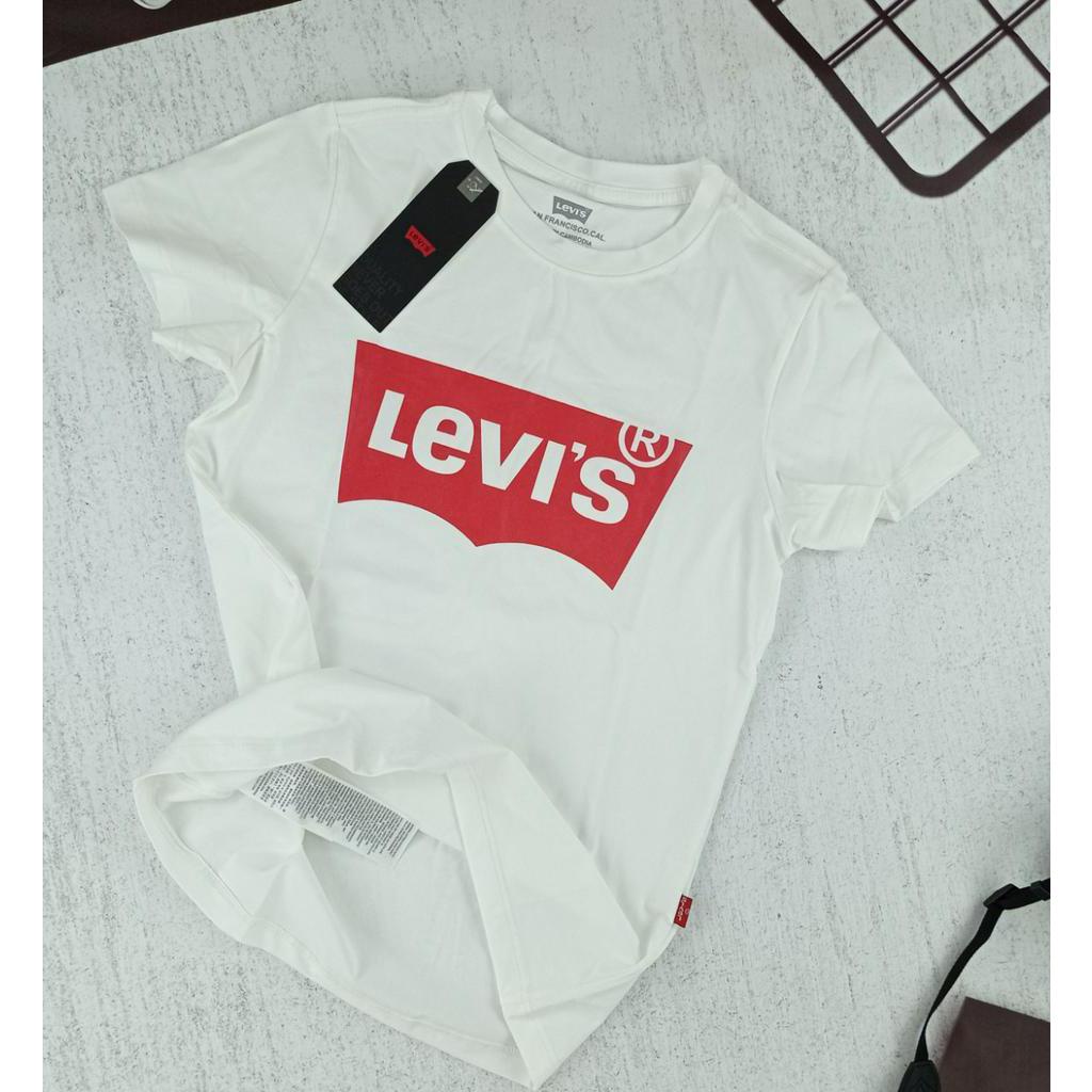 Áo thun VNXK Levis ® Basic 100% Cotton in Logo dành cho nữ TPT Shop 2021LV01