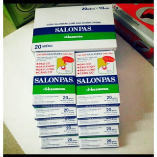 Hộp 20 Miếng Cao dán Salonpas