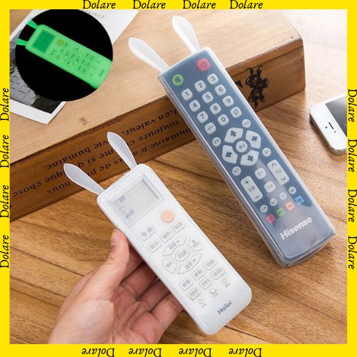 Vỏ Bọc remote Silicone Tivi, Máy Lạnh Hình Tai Thỏ, Vỏ Bọc Điều Khiển tivi, máy lạnh