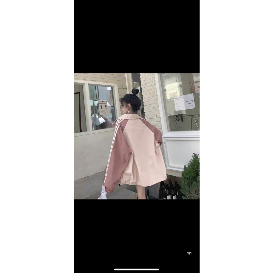 ÁO KHOÁC DÙ NỮ basic FROM  RỘNG UNISEX