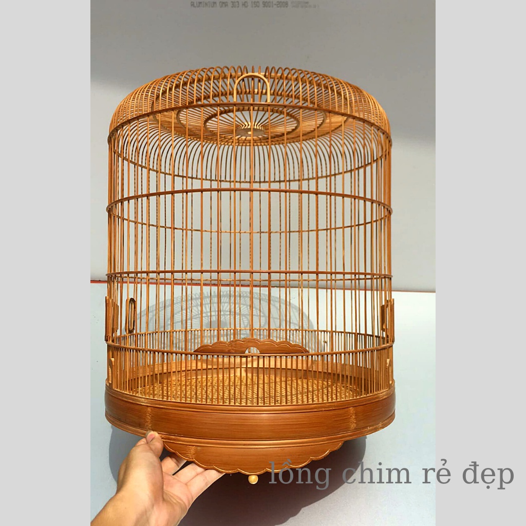 Lồng chim Chòe than Lồng Chim Vác trúc già đẹp kèm phụ kiện