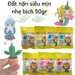 Đất nặn Hàn Quốc cao cấp siêu mịn nhẹ 50gr