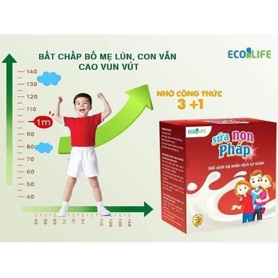 sữa non pháp Ecolife hộp 30 gói, date 2024