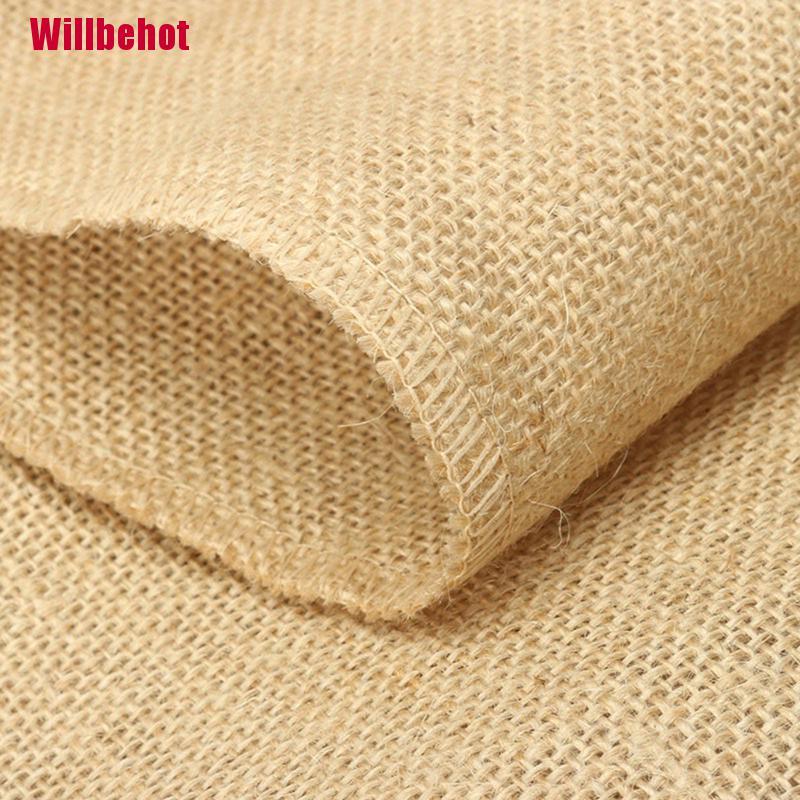 Khăn Trải Bàn Vải Sợi Đay 30X275Cm Trang Trí Tiệc Cưới