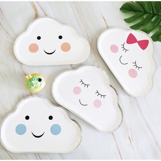 Đĩa giấy trang trí sinh nhật chụp hình