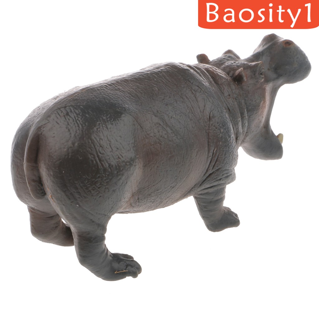 Mô hình con hà mã hoang dã sống động như thật