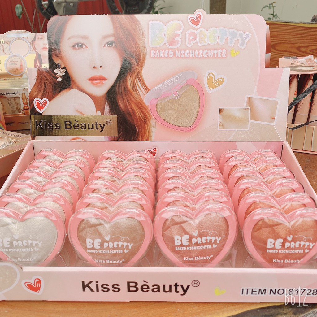 Phấn mắt sáng trái tim Be Pretty của kissbeauty P401 | BigBuy360 - bigbuy360.vn