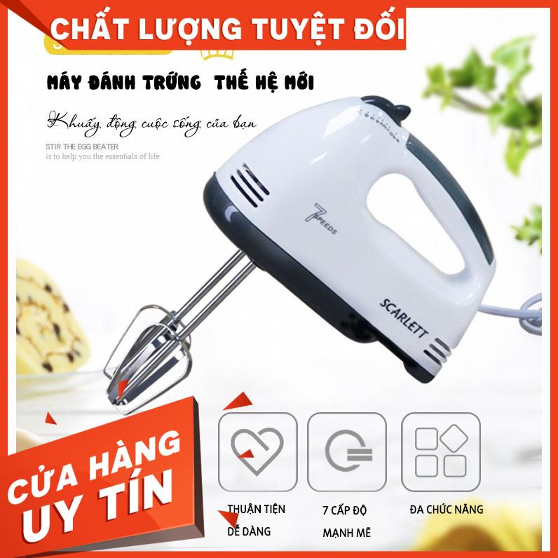 MÁY ĐÁNH TRỨNG CẦM TAY 7 TỐC ĐỘ SCARLETT - SHOP ONLILE