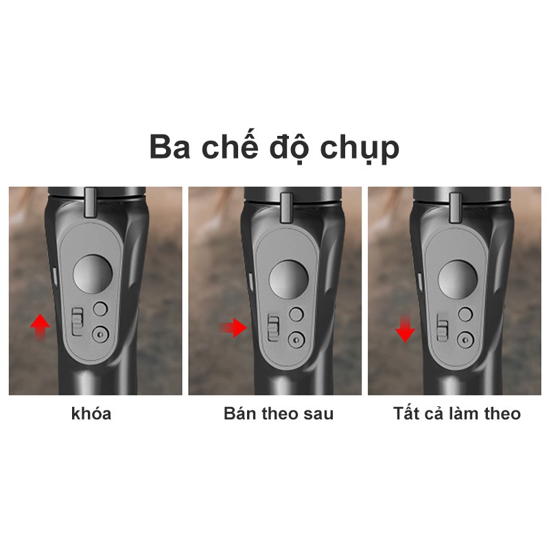 Gimbal cầm tay chống rung cho điện thoại-Tay Cam Quay Phim -NBH4YT