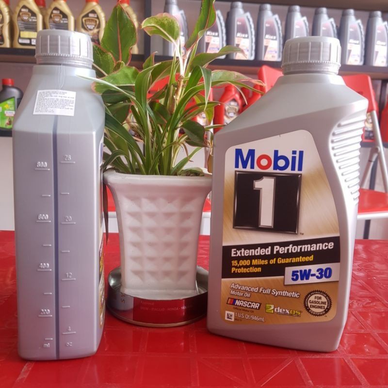 Nhớt Mobil 1 Gold 5w30 1000ml Fully Synthetic tổng hợp xe tay ga