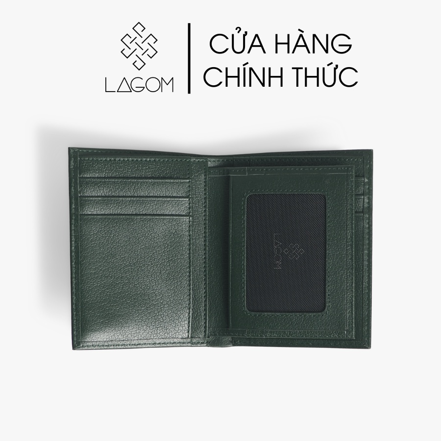 Ví Nam Da Thật LAGOM Tidy Wallet Dáng đứng