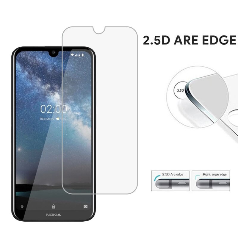 [Ảnh Thật] Kính CL Nokia 2.2 2019- Cường Lực 2.5D Không FULL, 9H-0.26mm