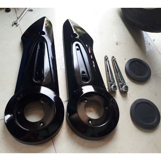 Bộ nhựa ốp động cơ xe máy điện Vespa (giá 2 bên)
