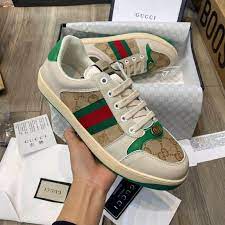 Giày Sneaker Gucci nam nữ thời trang, giày GG Sơn Tùng hai màu xanh _hồng chuẩn hàng đẹp 2022
