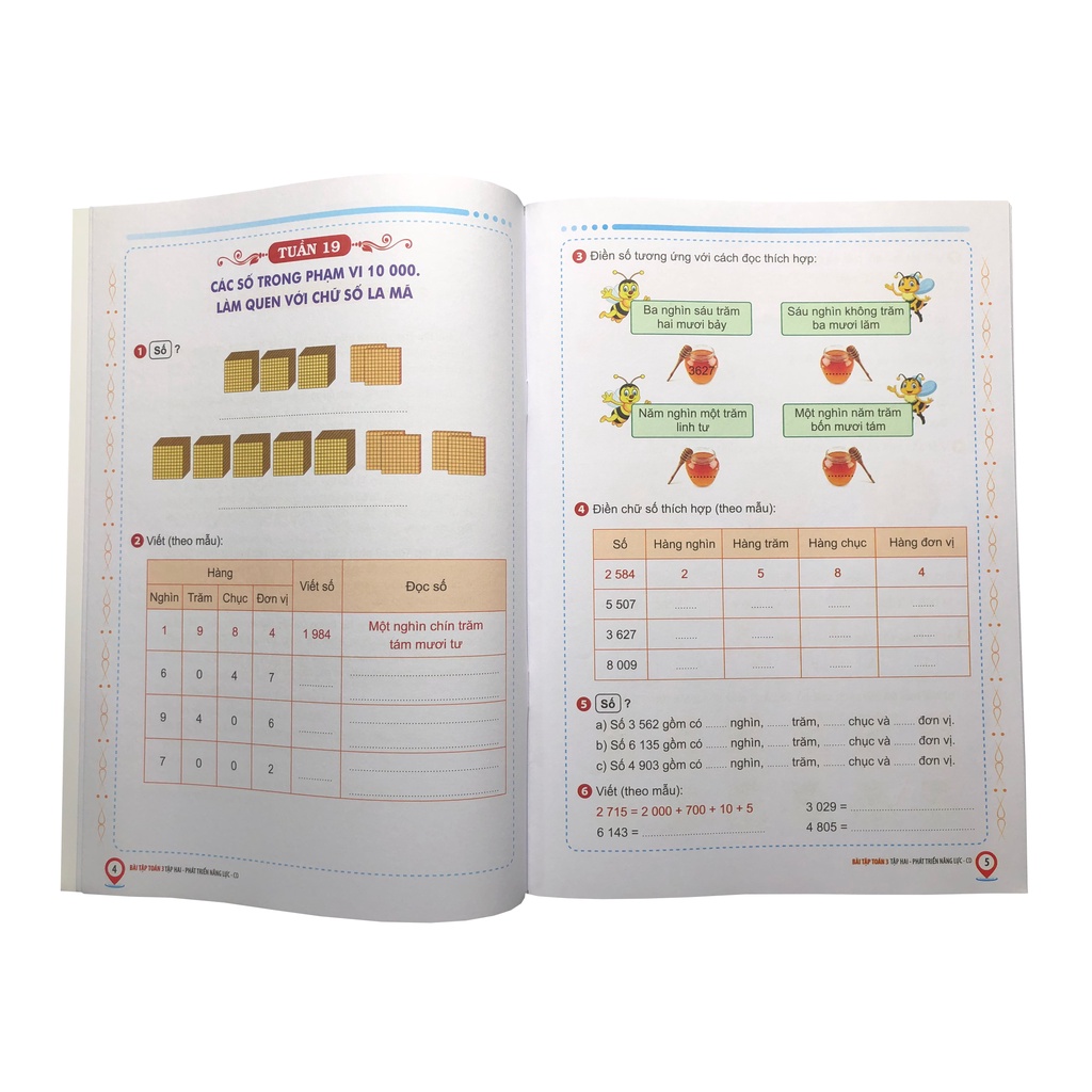 Sách Bài tập Toán 3 Tập 2 Phát triển năng lực